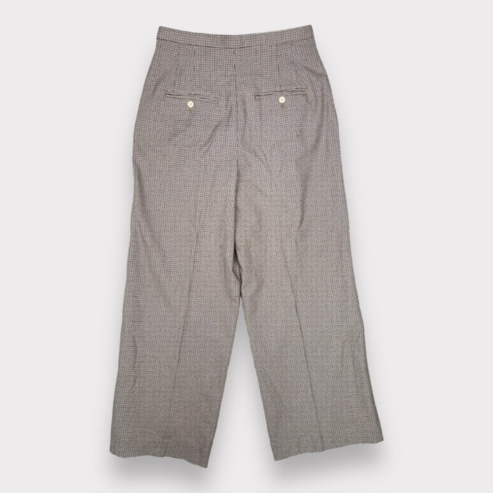 ARITZIA BABATON Rosemarie Pleated High Waisted Wide Leg Trousers Women's Size 10 - Picture 8 of 16